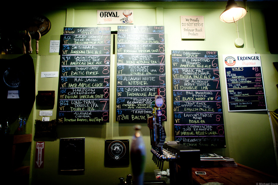 Three Penny Taproon Tap List
