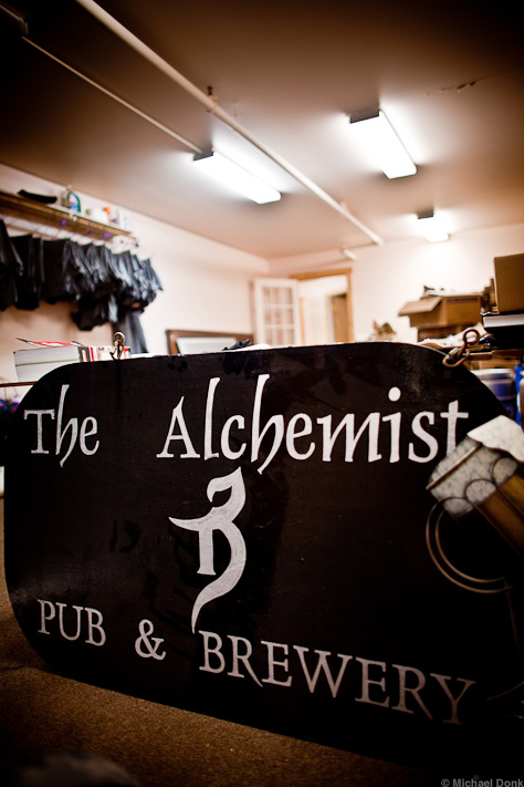 The Alchemist Sign From Old Pub