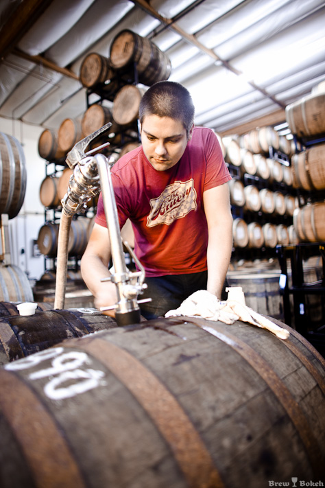 The Bruery Barrel Sanitization