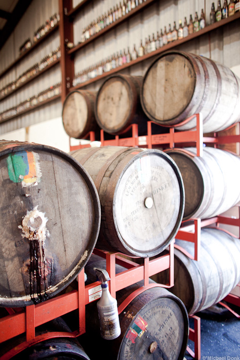 Cigar City Barrels & Empty Bottles
