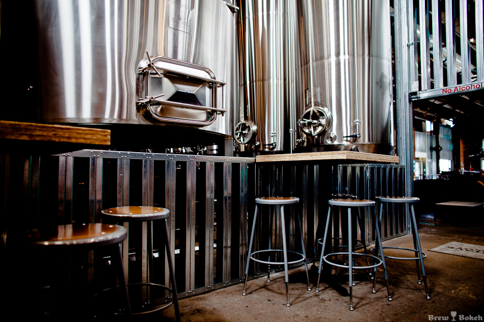 Crooked Stave Mash Tun Facing Into THe Taproom