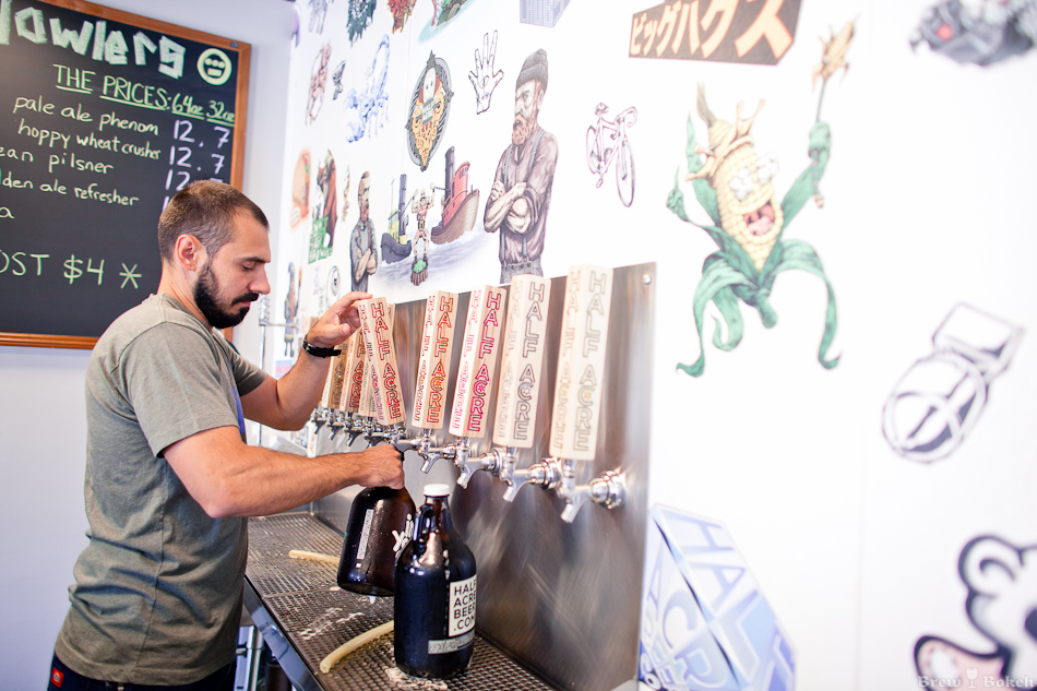 Filling Growlers
