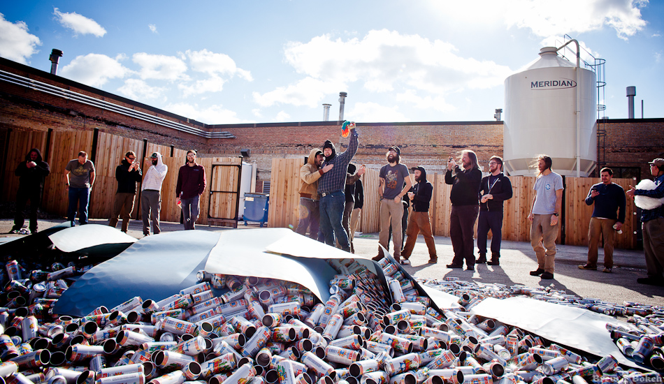 Half Acre Beer Can Recycling