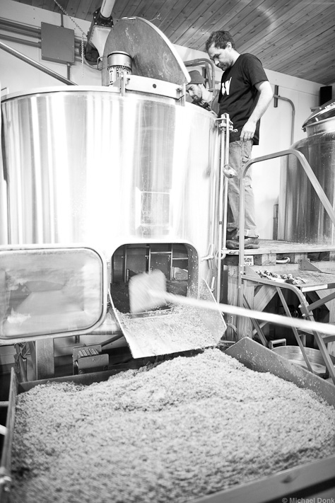 Cleaning Out Spent Grain