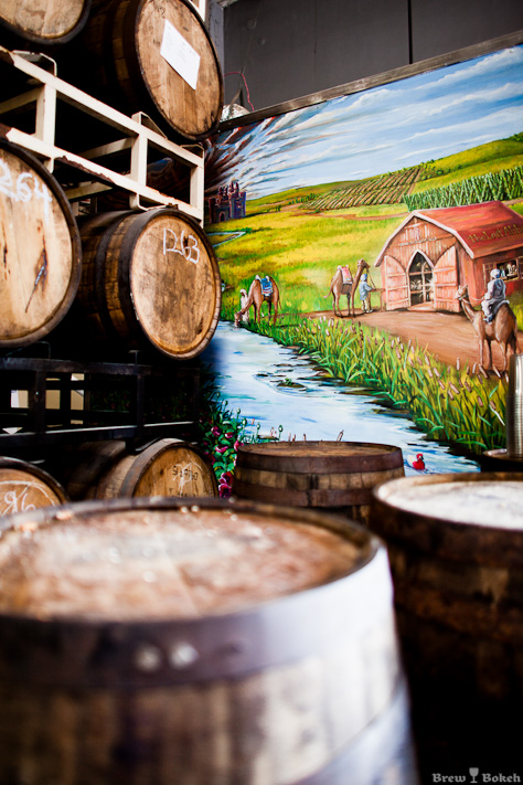 Lost Abbey Painting/Barrels