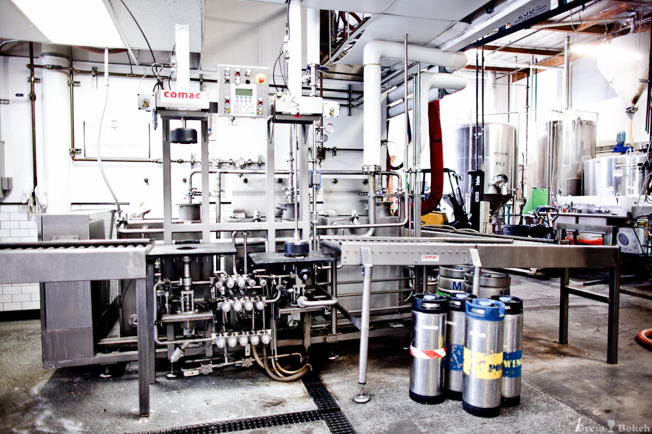 Lost Abbey & Port Brewing Kegging Line