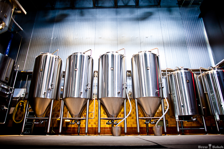 New Belgium Pilot Brewhouse Tanks