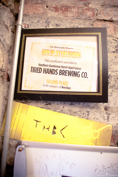 Tired Hands Brewery Wall
