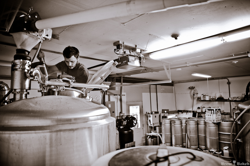 Working The Mash Tun